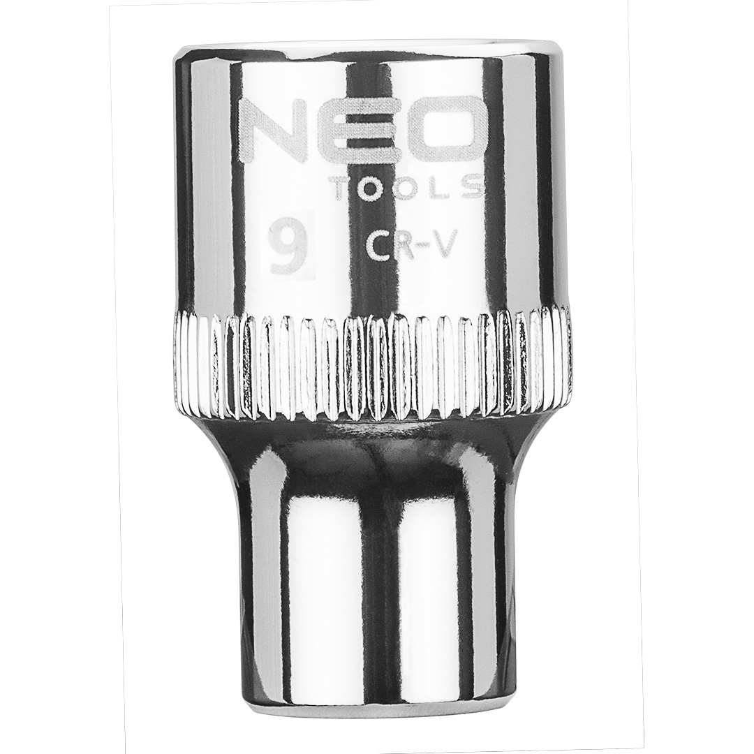 TOP-08-109--Nasadka sześciokątna 3/8", 9 mm, wykonano w technologii Superlock, stal CrV, DIN3124, certyfikat TÜV M+T, 25 lat gwarancji