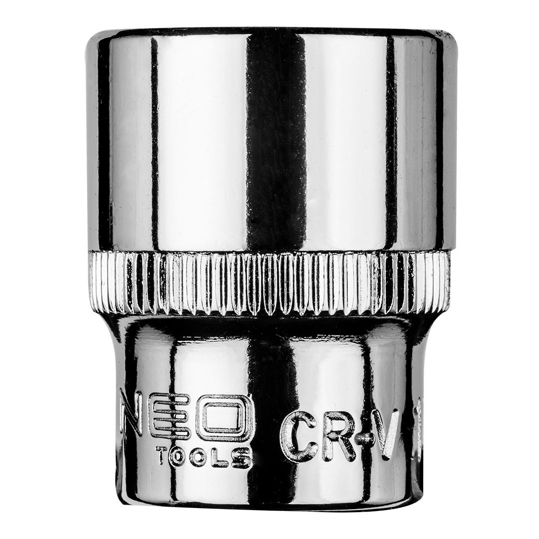 TOP-08-177--Nasadka sześciokątna 3/8", 17 mm, stal CrV, 25 lat gwarancji