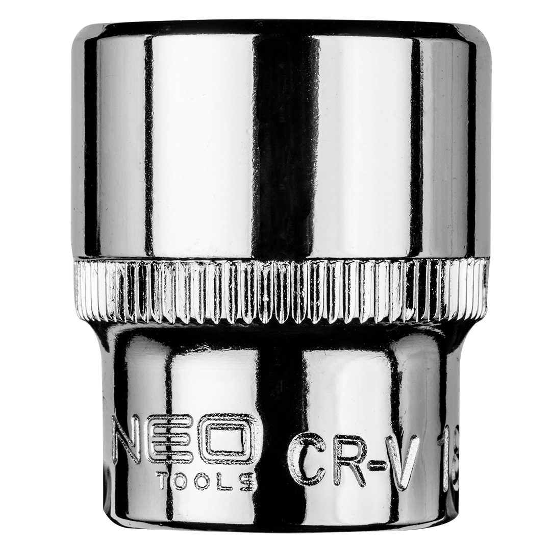 TOP-08-178--Nasadka sześciokątna 3/8", 18 mm, stal CrV, 25 lat gwarancji