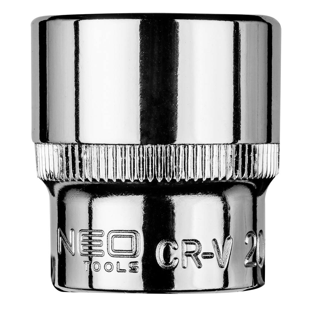 TOP-08-180--Nasadka sześciokątna 3/8", 20 mm, stal CrV, 25 lat gwarancji