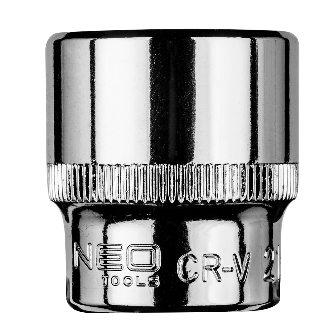 TOP-08-181--Nasadka sześciokątna 3/8", 21 mm, stal CrV, 25 lat gwarancji