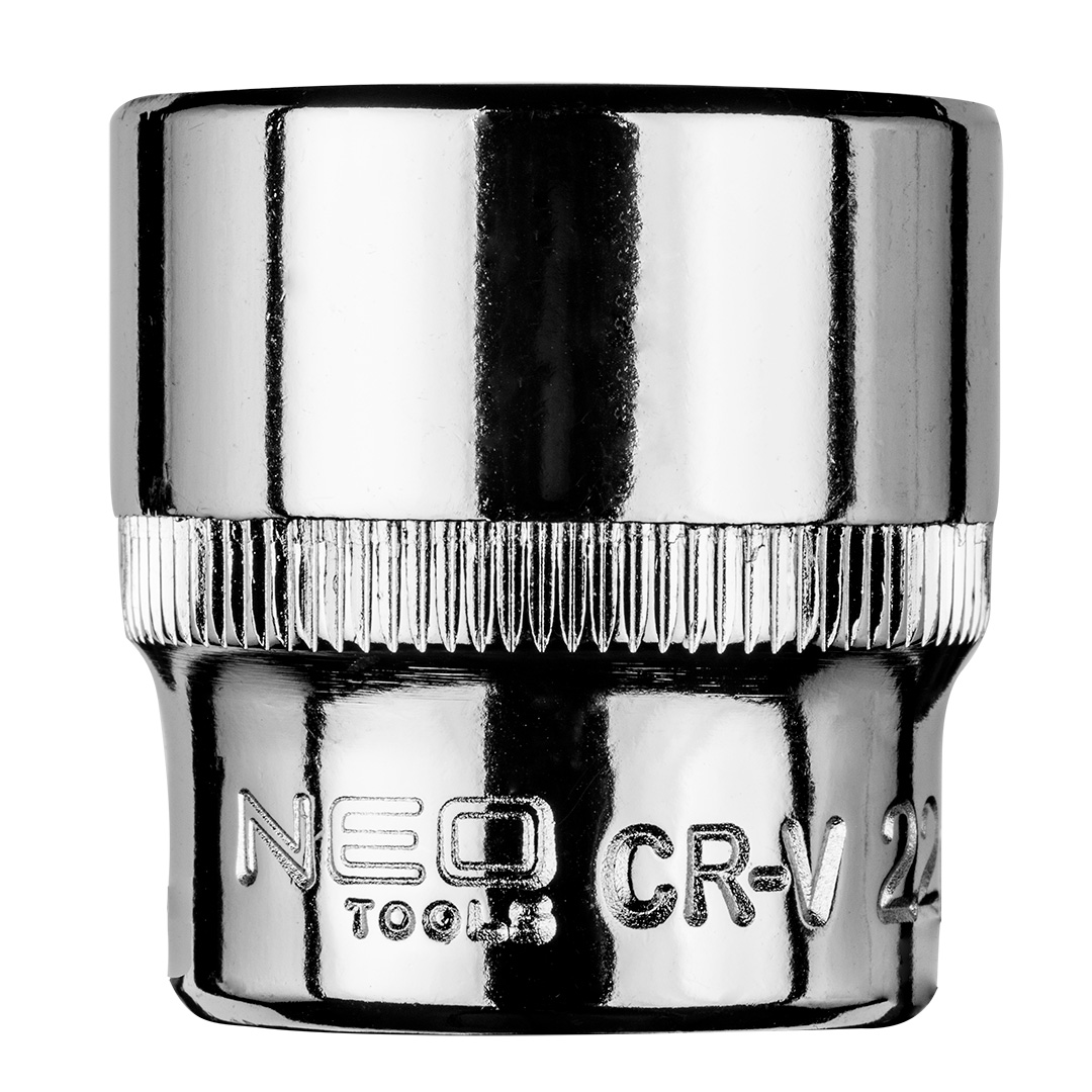 TOP-08-182--Nasadka sześciokątna 3/8", 22 mm, stal CrV, 25 lat gwarancji