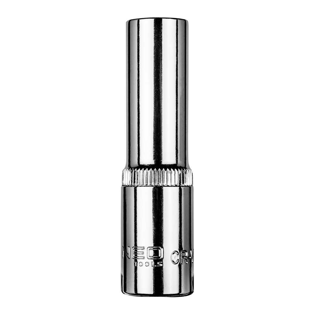 TOP-08-185--Nasadka sześciokątna długa 3/8", 10 mm, stal CrV, 25 lat gwarancji