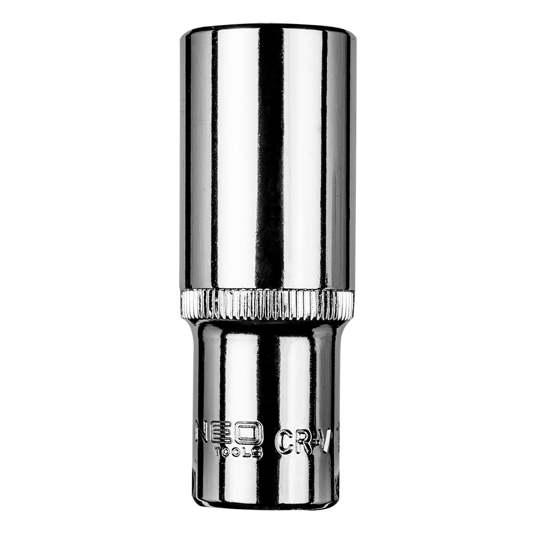 TOP-08-192--Nasadka sześciokątna długa 3/8", 17 mm, stal CrV, 25 lat gwarancji