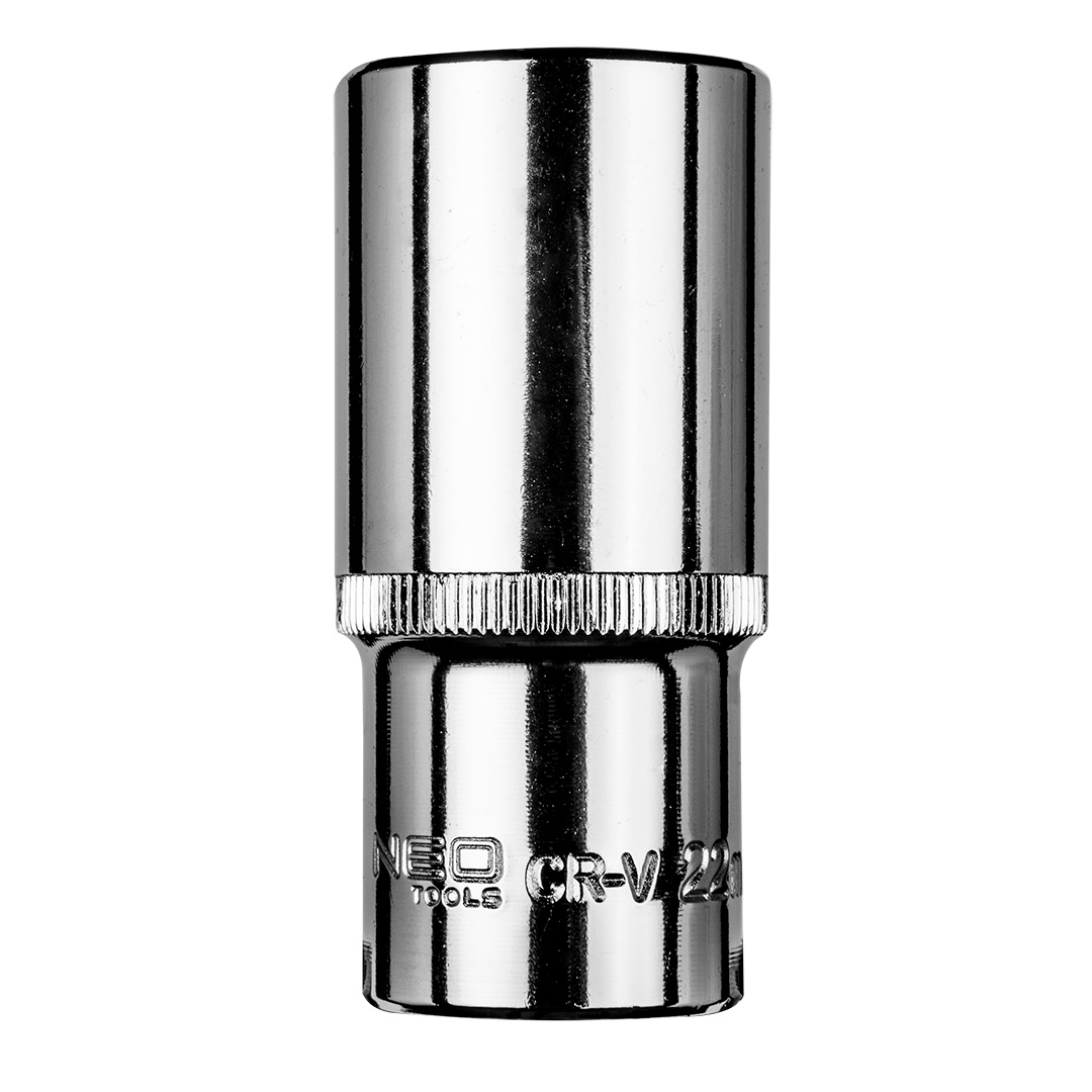 TOP-08-197--Nasadka sześciokątna długa 3/8", 22 mm, stal CrV, 25 lat gwarancji