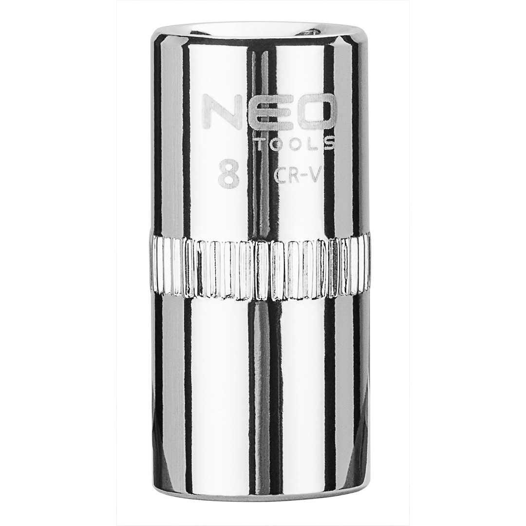 TOP-08-226--Nasadka sześciokątna 1/4", 8 mm, wykonano w technologii Superlock, stal CrV, DIN3124, certyfikat TÜV M+T, 25 lat gwarancji