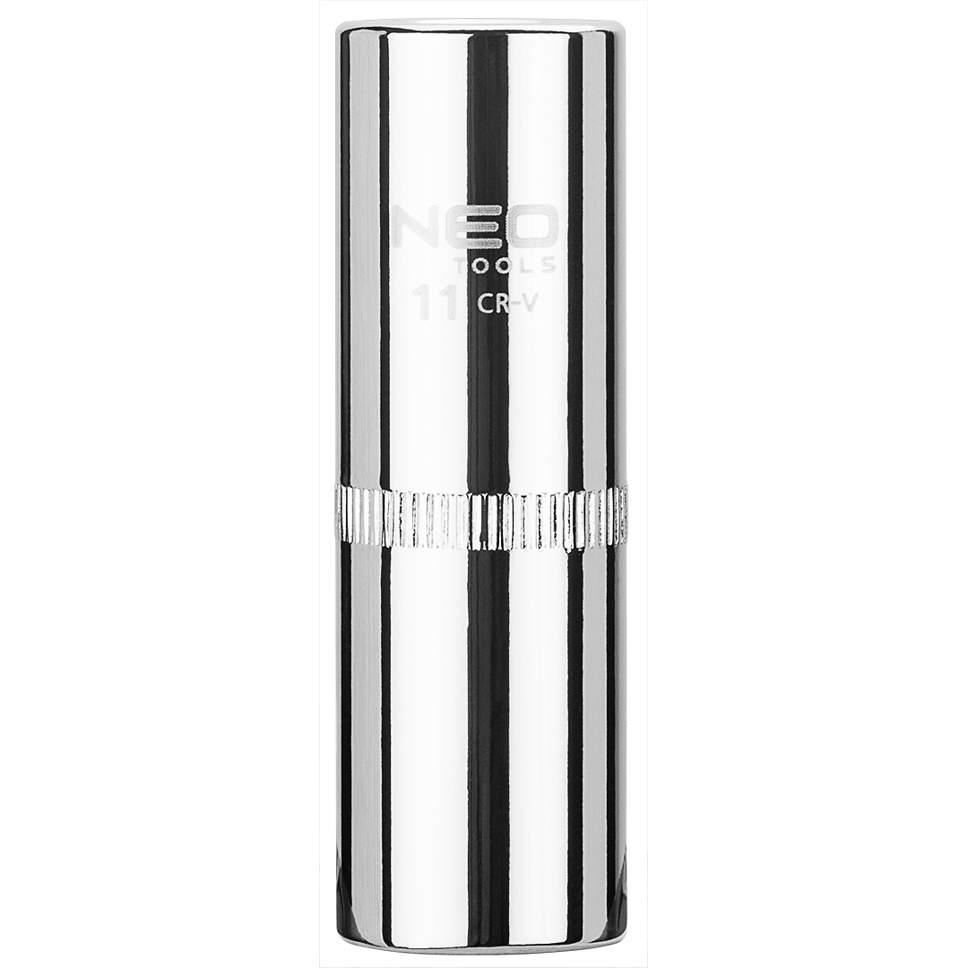 TOP-08-244--Nasadka sześciokątna długa 1/4", 11 mm, stal CrV, DIN3124, certyfikat TÜV M+T, 25 lat gwarancji