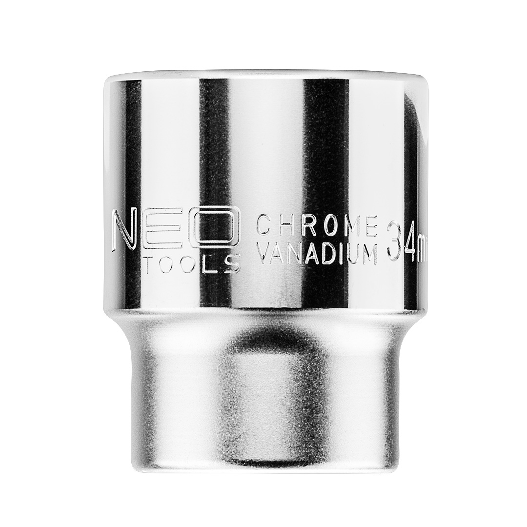 TOP-08-316--Nasadka sześciokątna 3/4", 34 mm, stal CrV, DIN3124, certyfikat TÜV M+T, 25 lat gwarancji