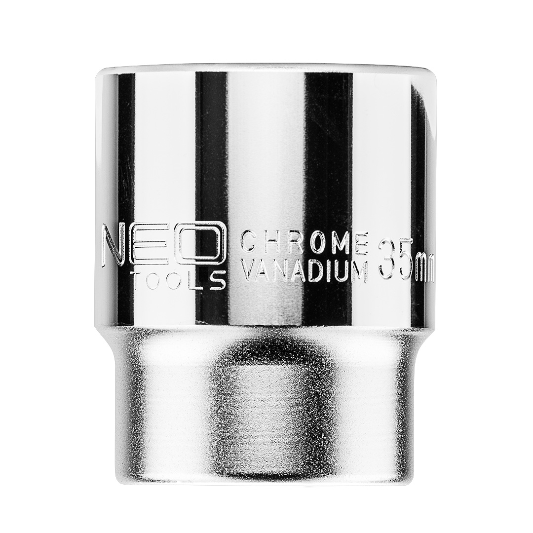TOP-08-319--Nasadka sześciokątna 3/4", 35 mm, stal CrV, DIN3124, certyfikat TÜV M+T, 25 lat gwarancji