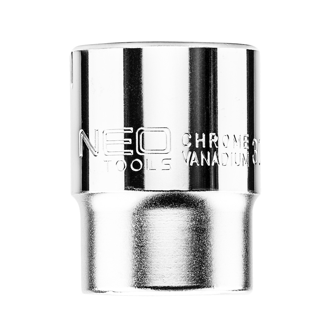 TOP-08-324--Nasadka dwunastokątna 3/4", 30 mm, stal CrV, DIN3124, certyfikat TÜV M+T, 25 lat gwarancji