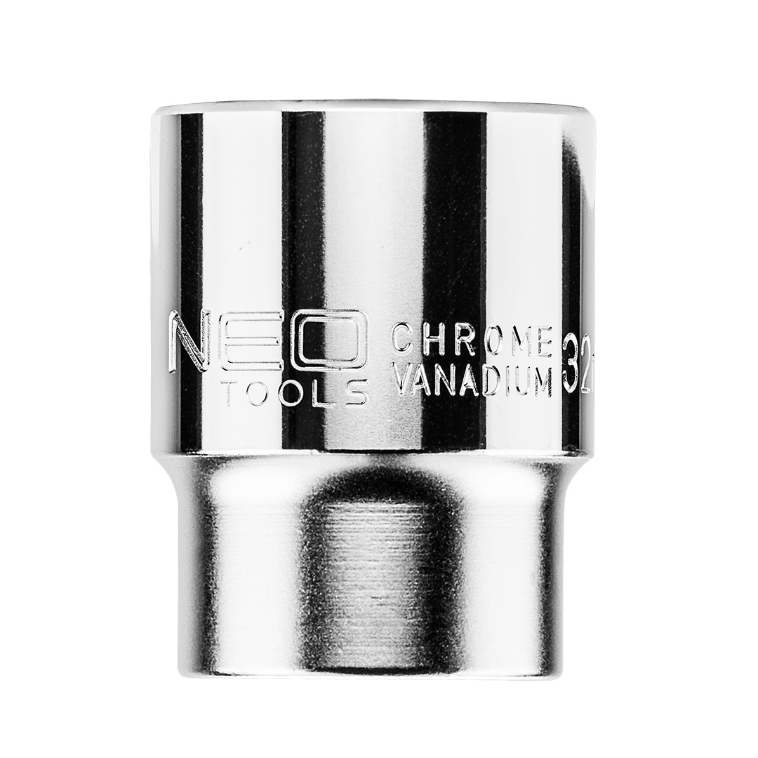 TOP-08-325--Nasadka dwunastokątna 3/4", 32 mm, stal CrV, DIN3124, certyfikat TÜV M+T, 25 lat gwarancji
