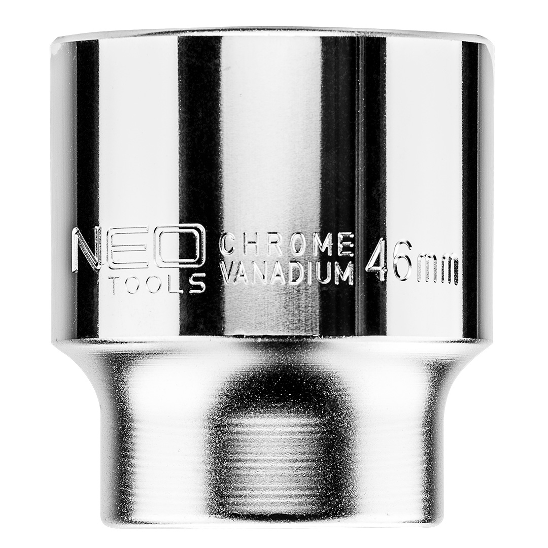 TOP-08-329--Nasadka dwunastokątna 3/4", 46 mm, stal CrV, DIN3124, certyfikat TÜV M+T, 25 lat gwarancji