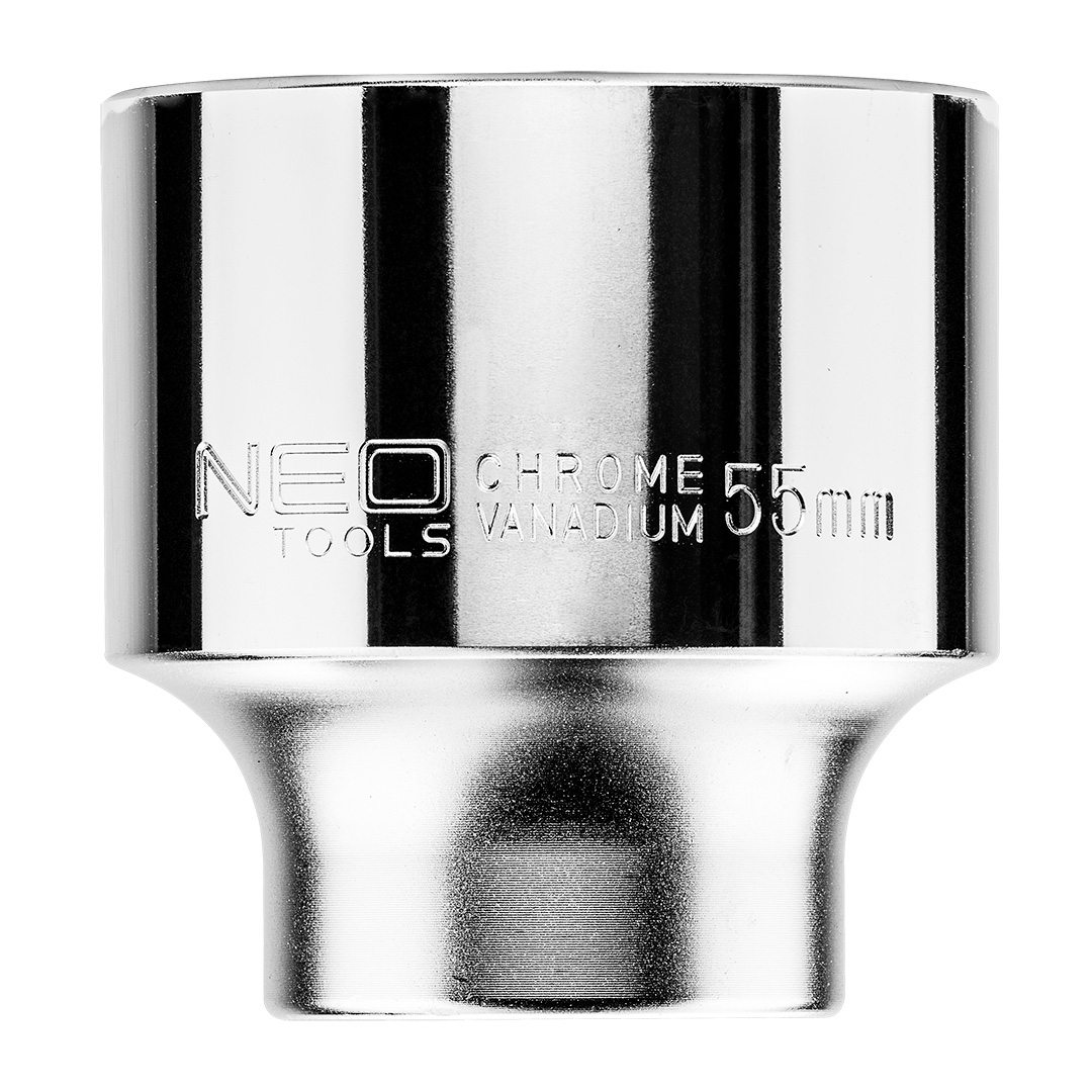 TOP-08-331--Nasadka dwunastokątna 3/4", 55 mm, stal CrV, DIN3124, certyfikat TÜV M+T, 25 lat gwarancji
