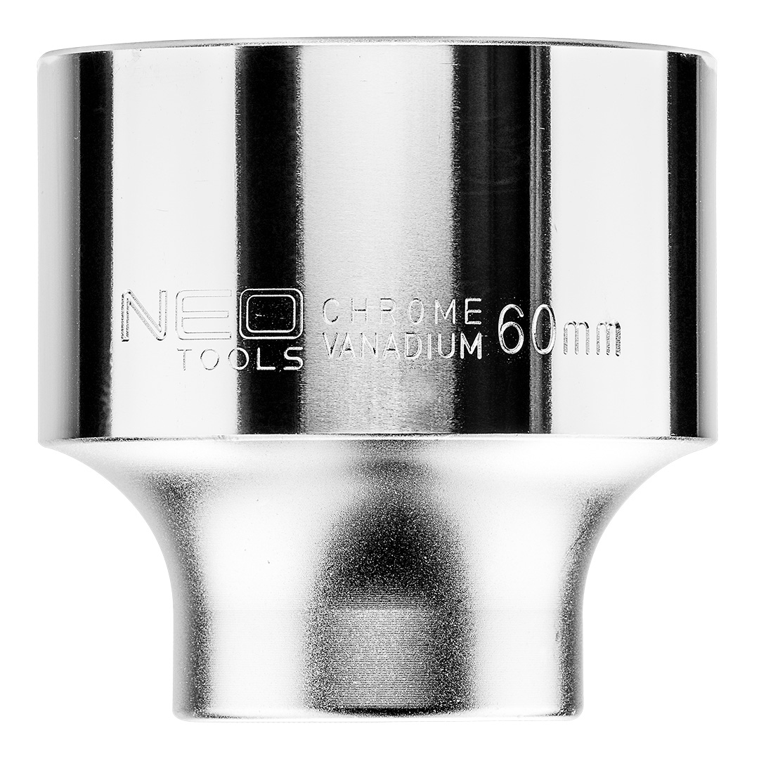 TOP-08-332--Nasadka dwunastokątna 3/4", 60 mm, stal CrV, DIN3124, certyfikat TÜV M+T, 25 lat gwarancji