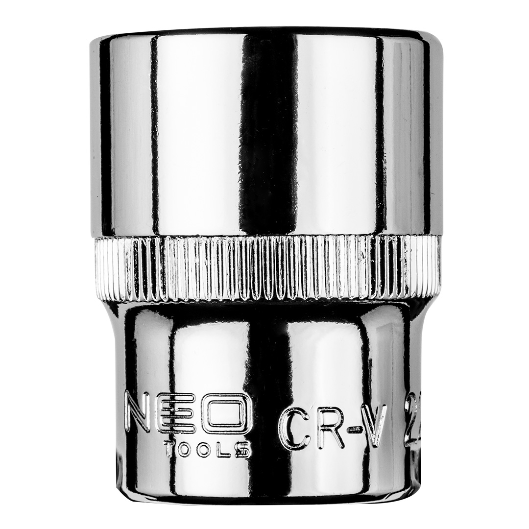 TOP-08-422--Nasadka sześciokątna 1/2, 22 mm, stal CrV, 25 lat gwarancji.