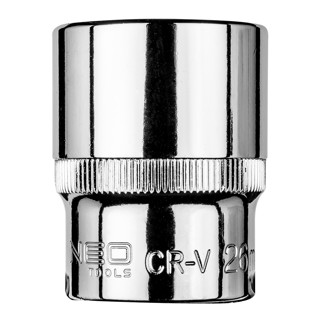 TOP-08-425--Nasadka sześciokątna 1/2, 25 mm, stal CrV, 25 lat gwarancji.