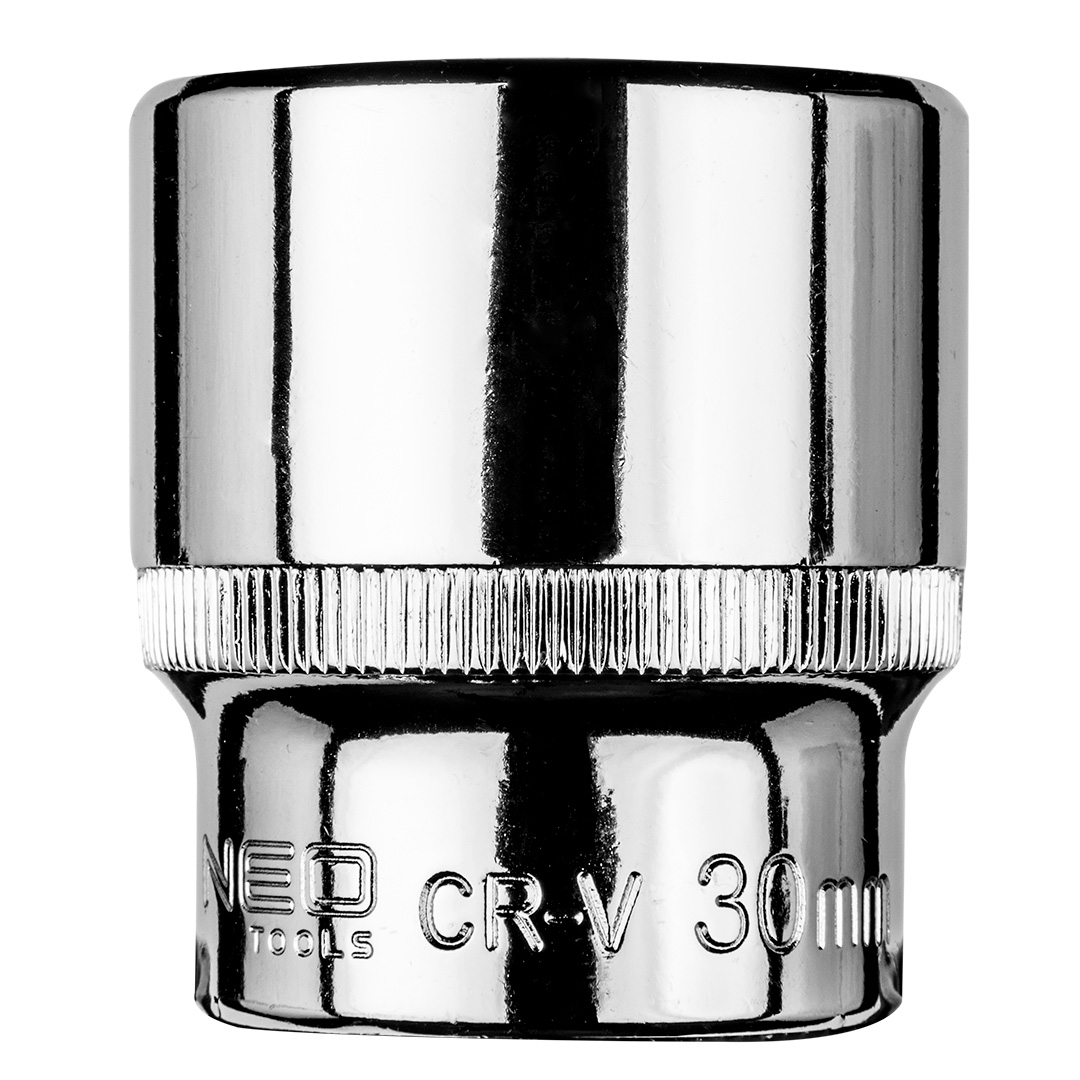 TOP-08-430--Nasadka sześciokątna 1/2, 30 mm, stal CrV, 25 lat gwarancji.