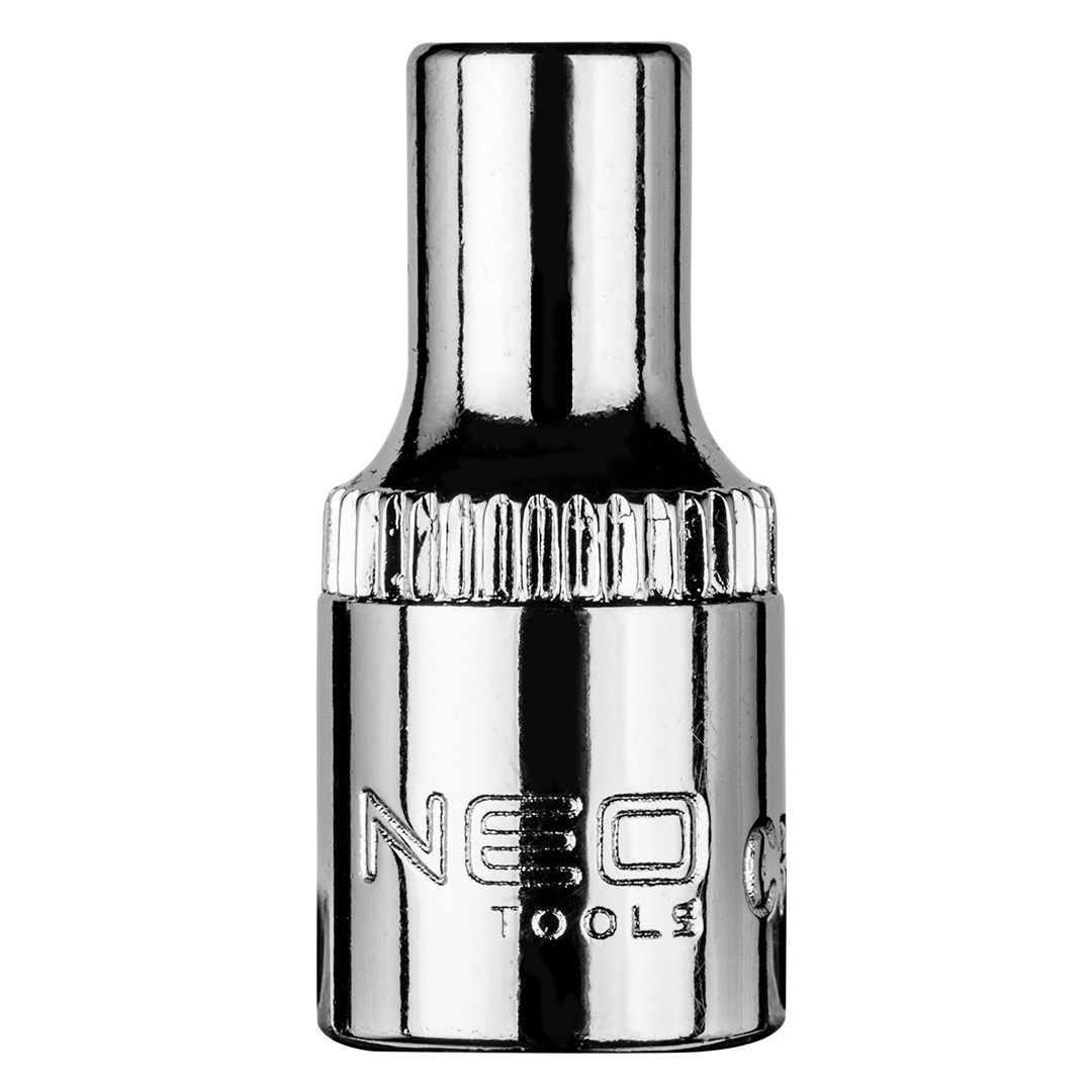 TOP-08-442--Nasadka sześciokątna  1/4", stal CrV, 25 lat gwarancji.