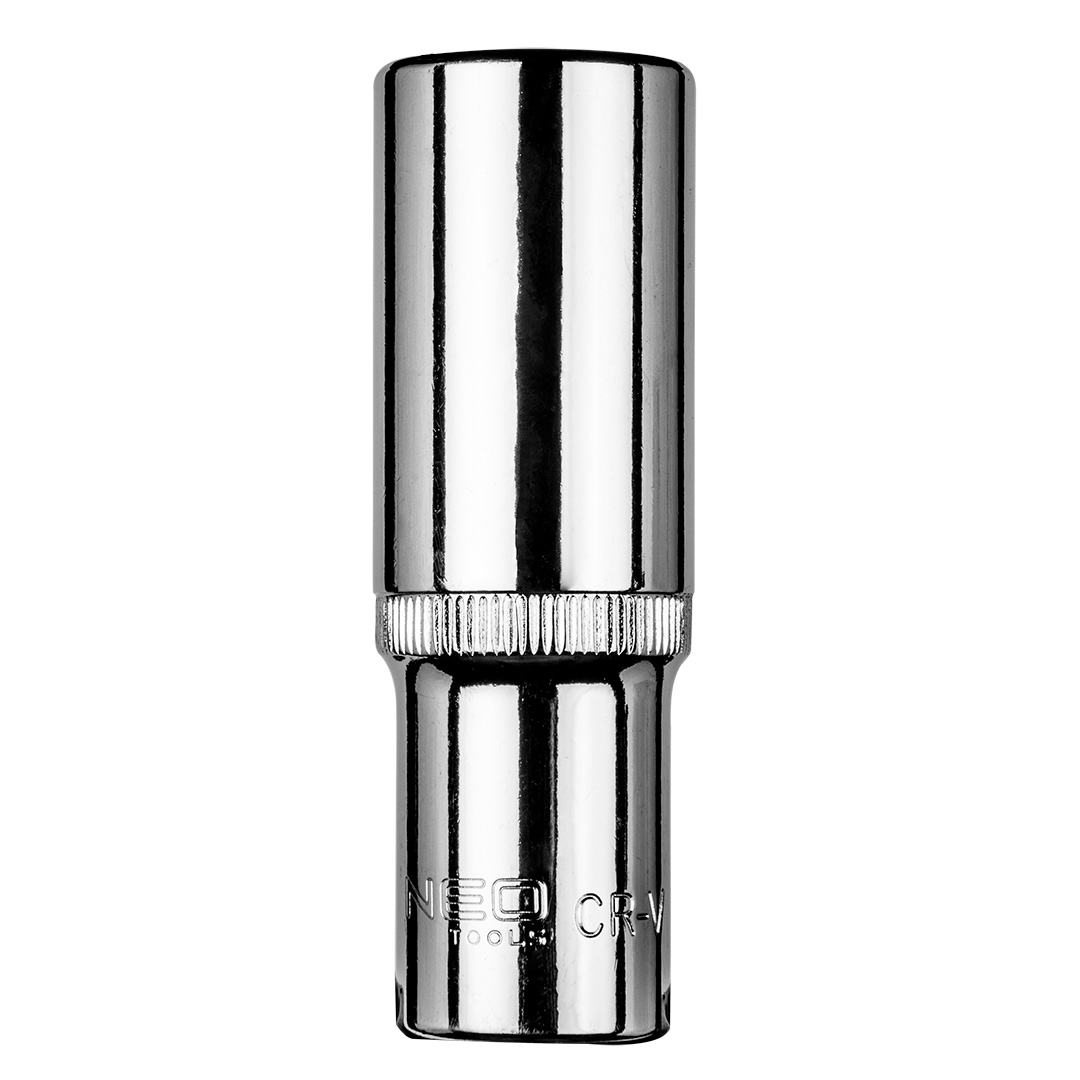 TOP-08-466--Nasadka sześciokątna długa 1/2", 16 mm, stal CrV, 25 lat gwarancji