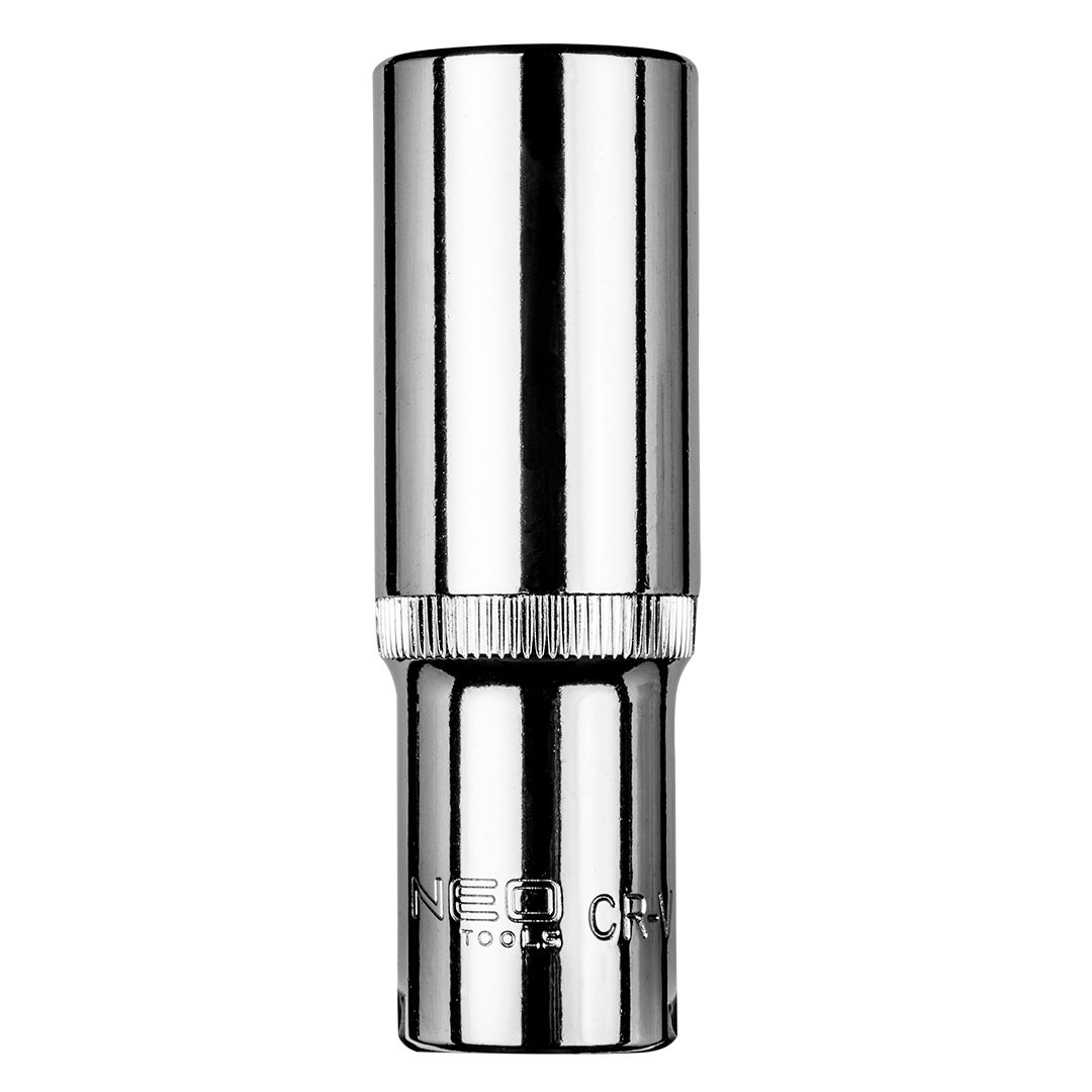 TOP-08-469--Nasadka sześciokątna długa 1/2", 19 mm, stal CrV, 25 lat gwarancji