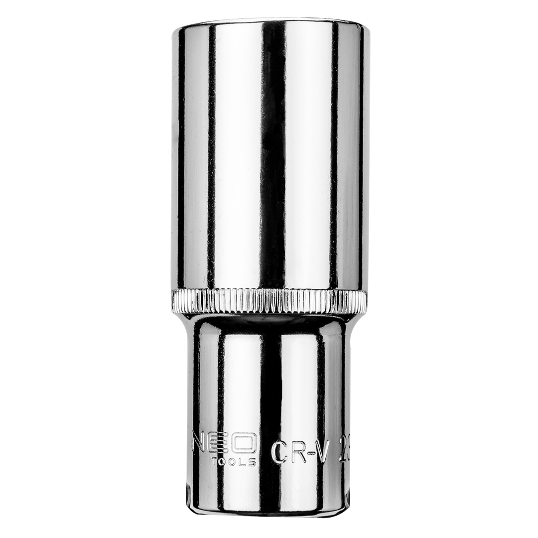 TOP-08-473--Nasadka sześciokątna długa 1/2", 23 mm, stal CrV, 25 lat gwarancji