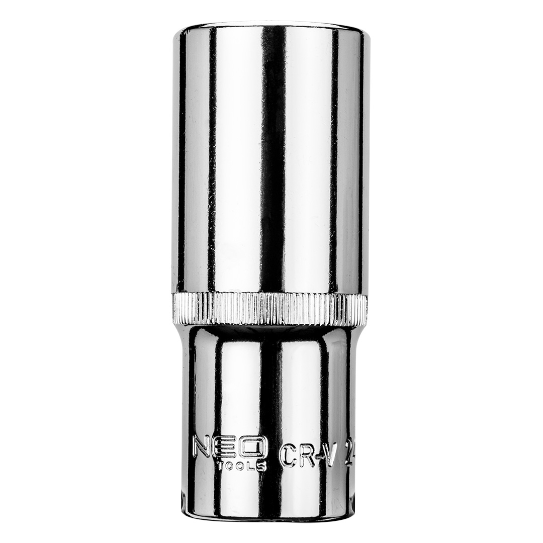 TOP-08-474--Nasadka sześciokątna długa 1/2", 24 mm, stal CrV, 25 lat gwarancji