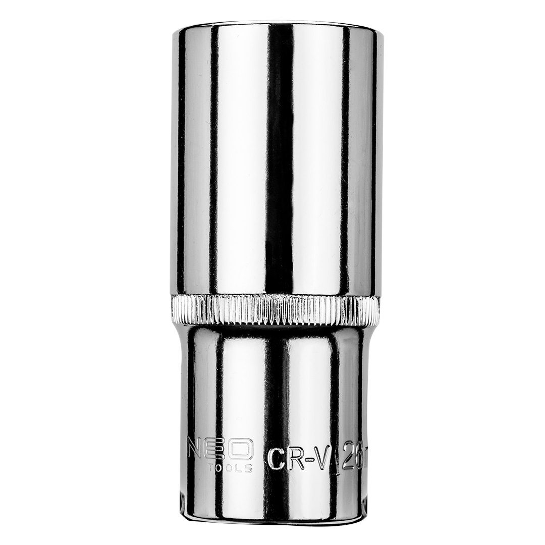 TOP-08-476--Nasadka sześciokątna długa 1/2", 26 mm, stal CrV, 25 lat gwarancji