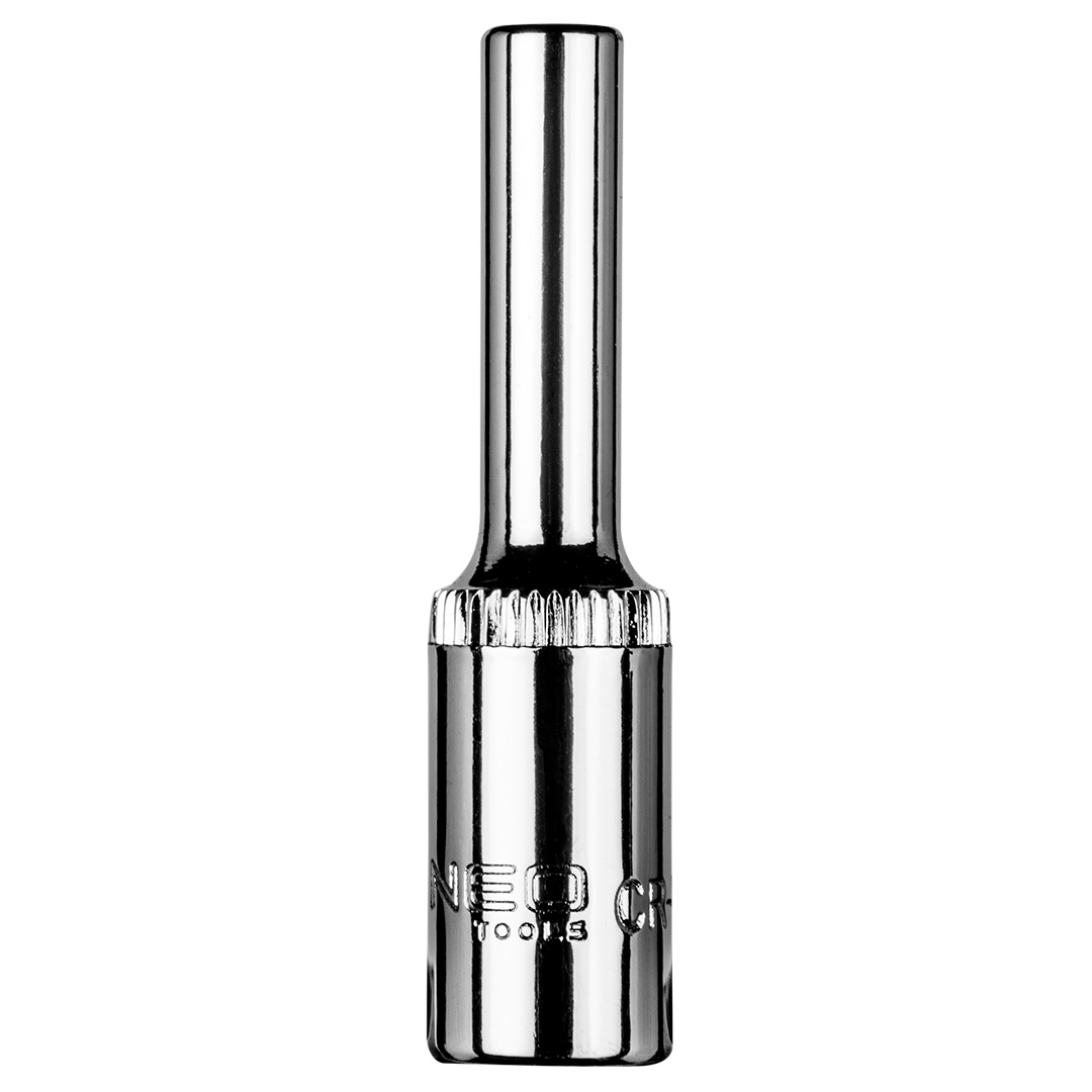 TOP-08-487--Nasadka sześciokątna długa 1/4", stal CrV, 25 lat gwarancji.