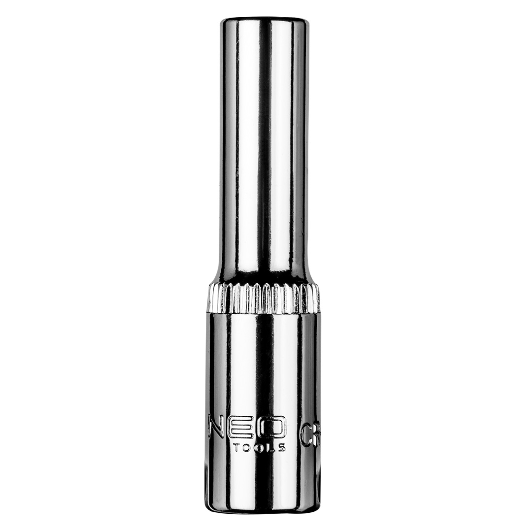 TOP-08-490--Nasadka sześciokątna długa 1/4", 5.5 mm, stal CrV, 25 lat gwarancji