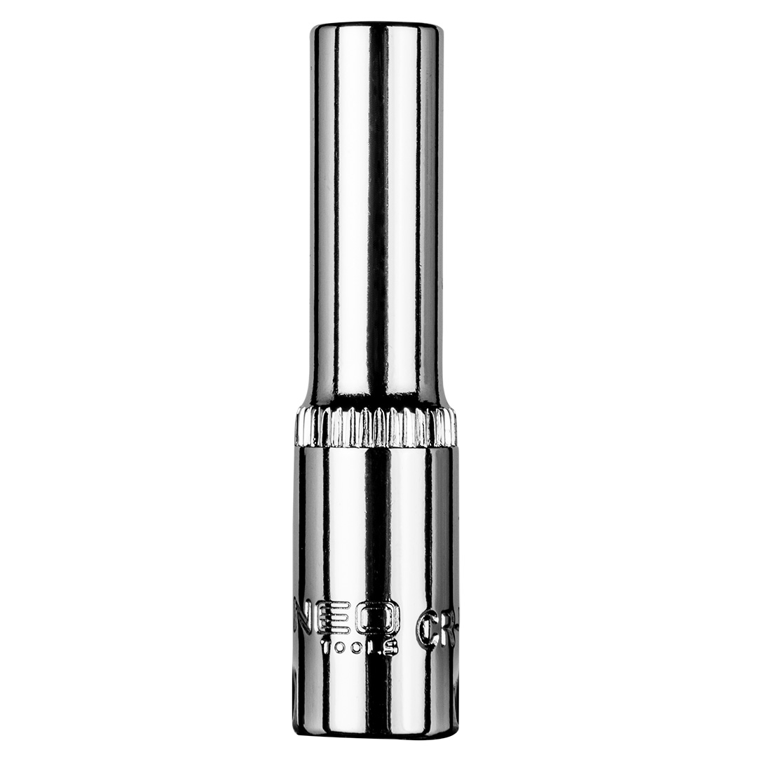 TOP-08-491--Nasadka sześciokątna długa 1/4", 6 mm, stal CrV, 25 lat gwarancji