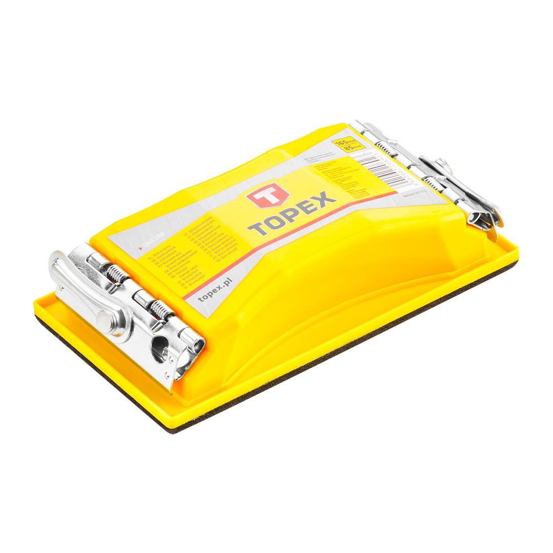 TOP-08A108--Blok ścierny 85 x 165 mm, metalowe zaciski