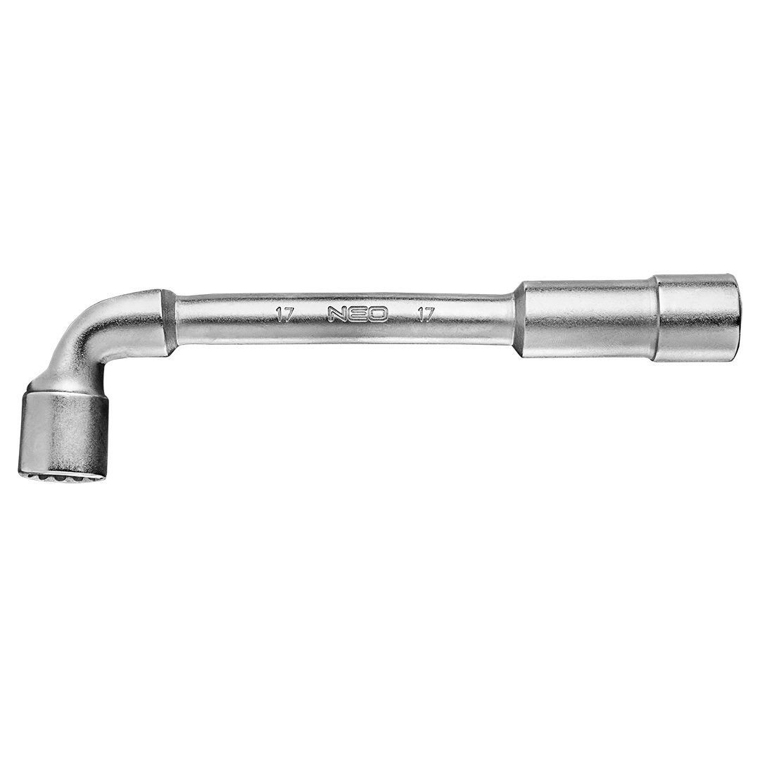 TOP-09-212--Klucz fajkowy 17 x 180 mm, sześciokątny, stal CrV, certyfikat TÜV M+T, 25 lat gwarancji