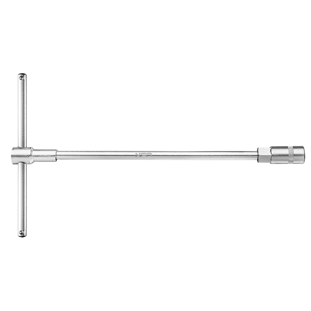 TOP-09-302--Klucz nasadowy, trzpieniowy typu T H13, stal CrV, przelotowy uchwyt "T"