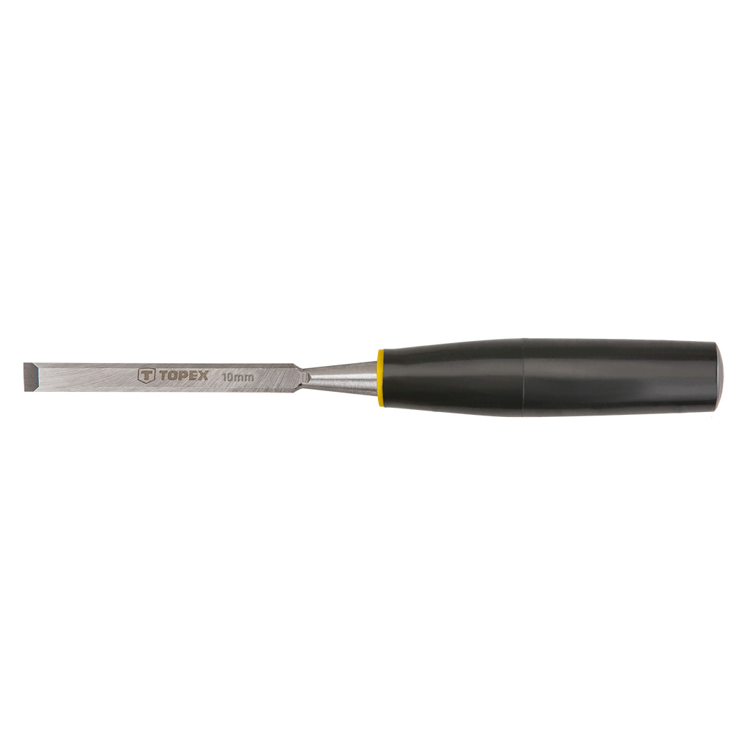 TOP-09A110--Dłuto do drewna, szerokość ostrza 10 mm, plastikowy uchwyt