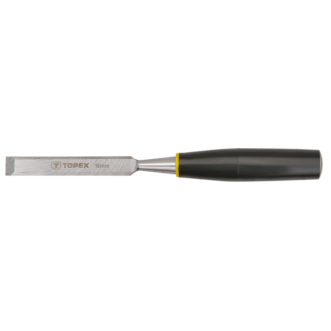 TOP-09A116--Dłuto do drewna, szerokość ostrza 16 mm, plastikowy uchwyt