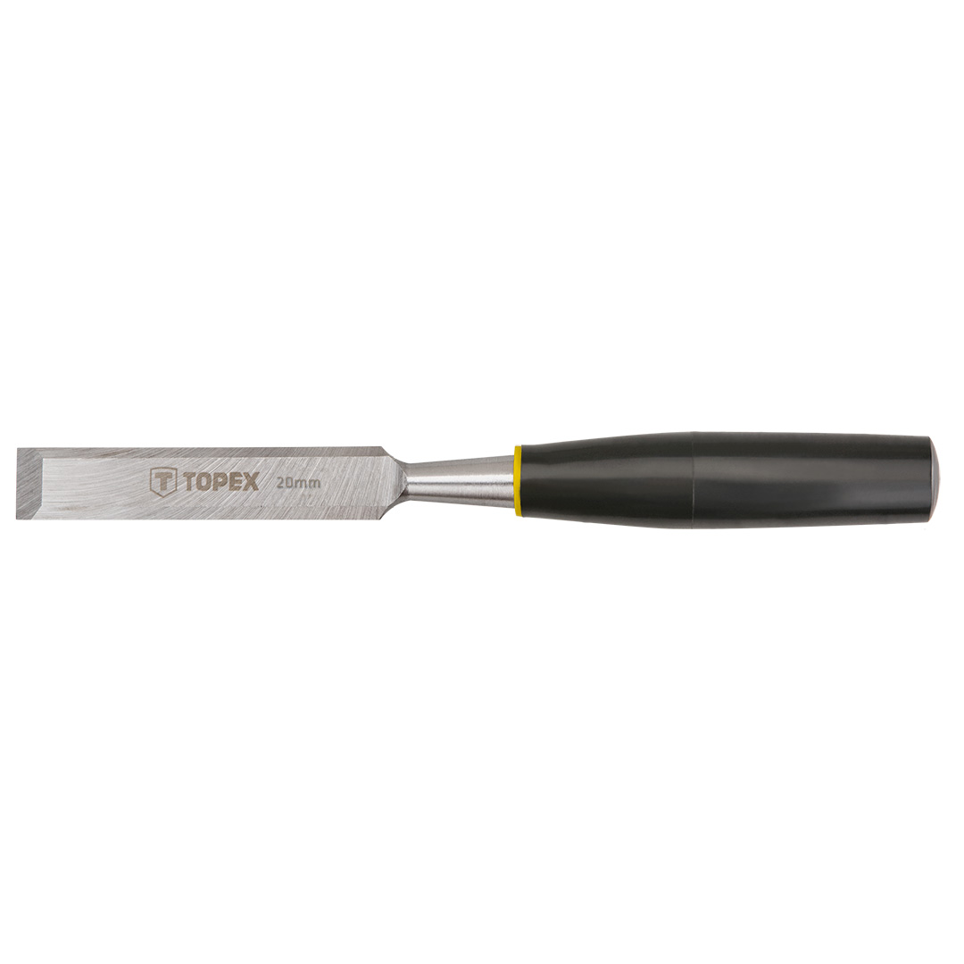 TOP-09A120--Dłuto do drewna, szerokość ostrza 20 mm, plastikowy uchwyt