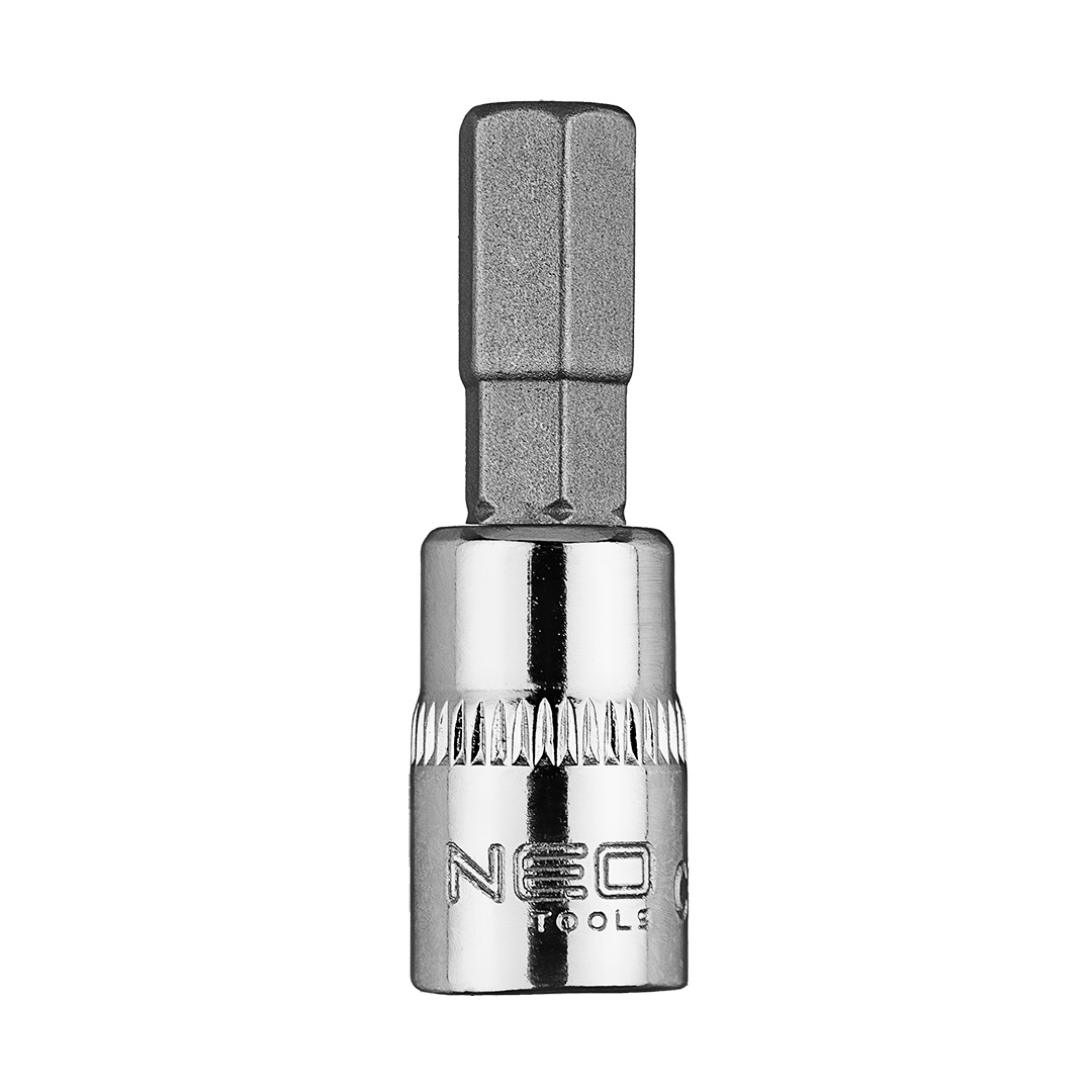 TOP-10-314--Końcówka sześciokątna H7 na nasadce 1/4", krótka, 37 mm, stal CrV