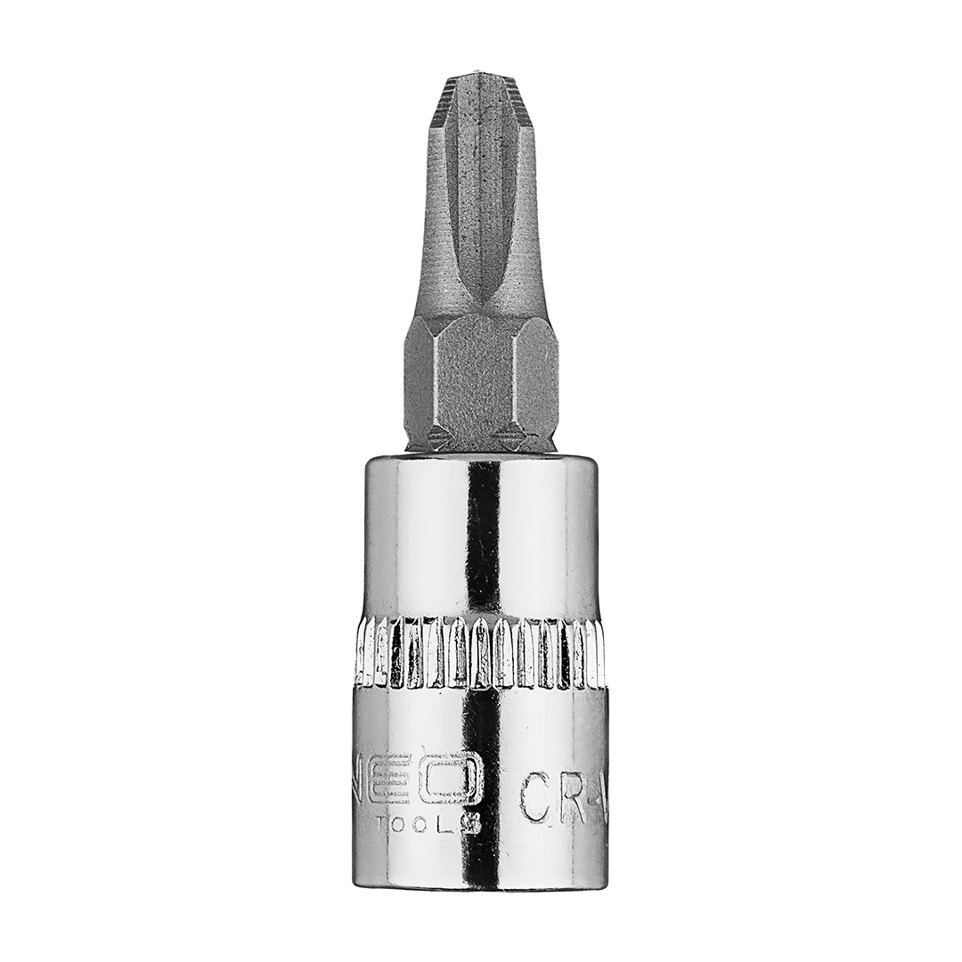 TOP-10-318--Końcówka wkrętakowa PH3 na nasadce 1/4", krótka, 37 mm, stal CrV