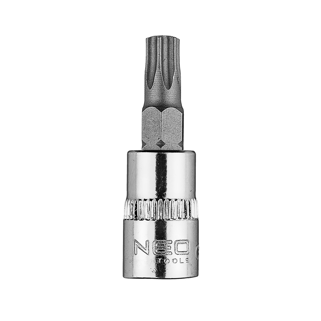 TOP-10-327--Końcówka TORX TX30 na nasadce 1/4", krótka, 37 mm, stal CrV