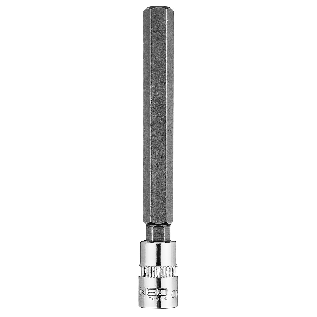 TOP-10-333--Końcówka sześciokątna H8 na nasadce 1/4", długa, 87 mm, stal CrV