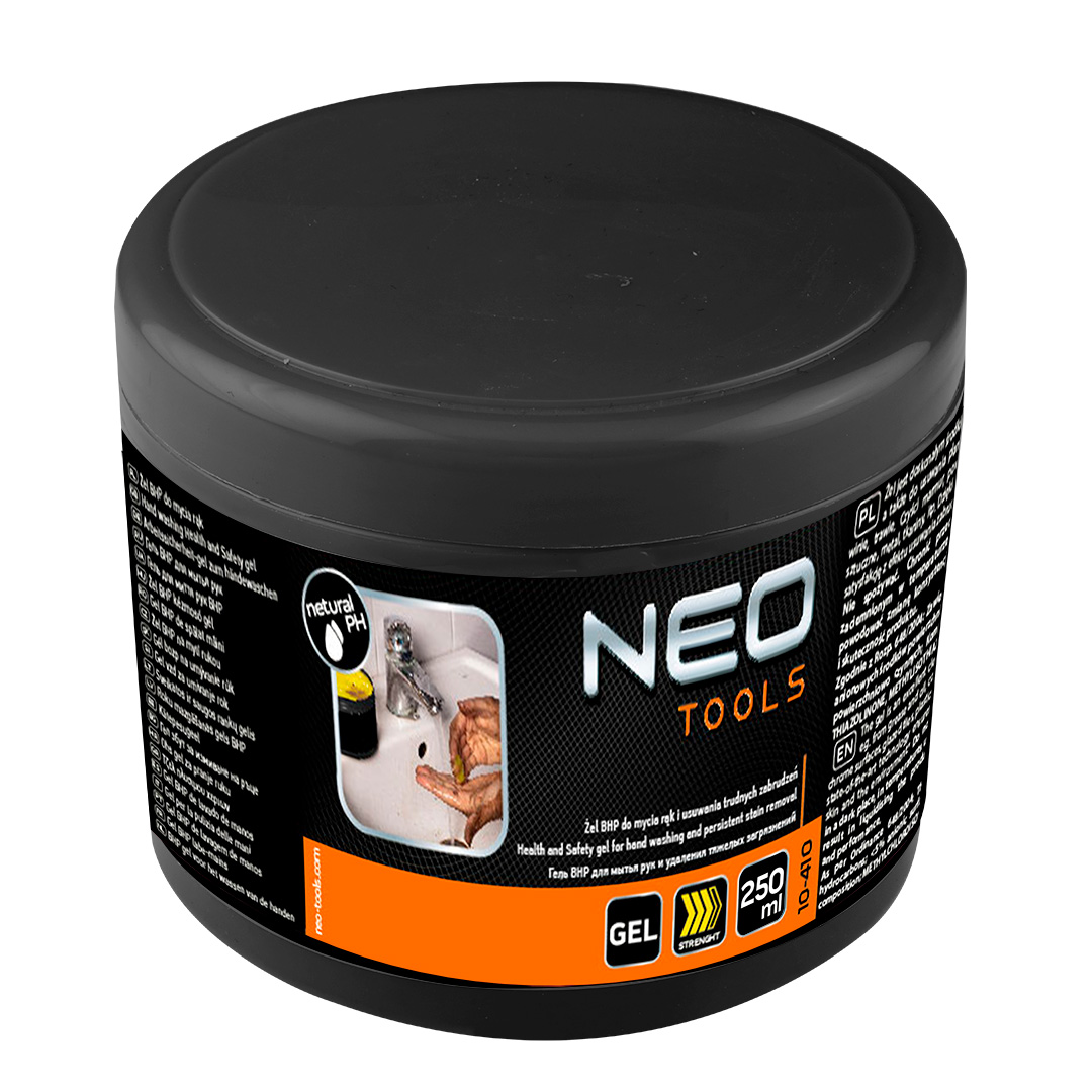 TOP-10-410--Żel bezrozpuszczalnikowy o neutralnym pH - 5,5, zawiera naturalne ścierniwo, kolor: żółty, posiada atest PZH, słoik 250 ml