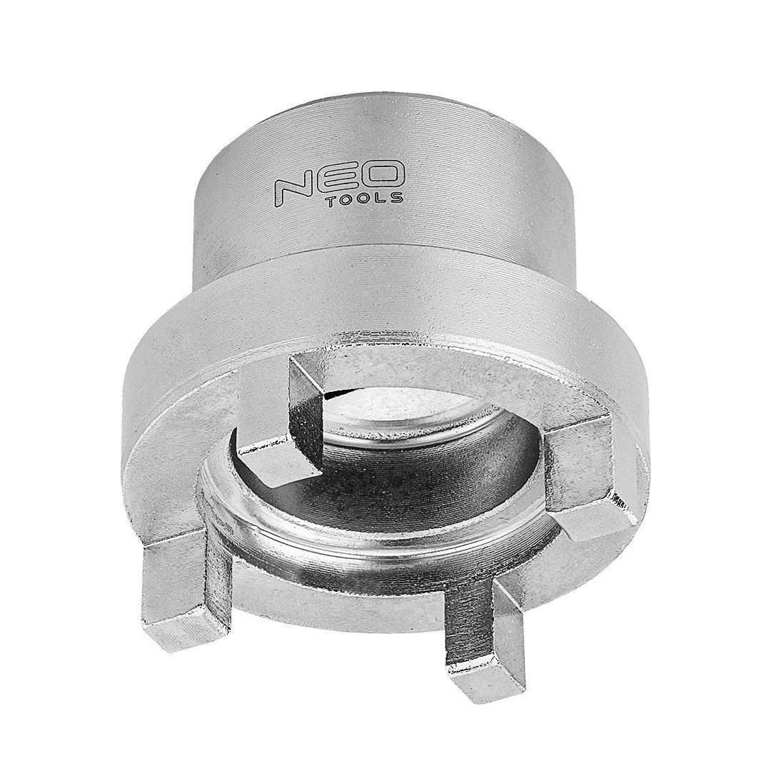 TOP-10-585--Klucz nasadowy 1/2"  do nakrętek koronkowych do montażu i regulacji tylnego wahacza, pasuje do: Suzuki SV650/1000, Dl650/1000, V-Storm plus niektóre Hayabusa, Bking i GSX-R750/1000/1100 materiał CrV, wymiary:  średnica zew.3 mm, średnica wew. 30