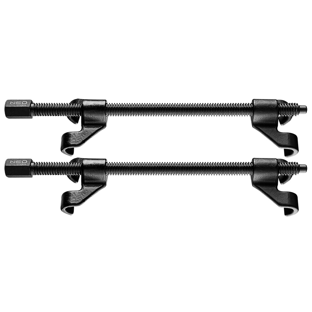 TOP-11-807--Ściągacze do sprężyn 300 mm, 2 szt., 4 punkty mocowania, odkuwany, certyfikat TÜV M+T