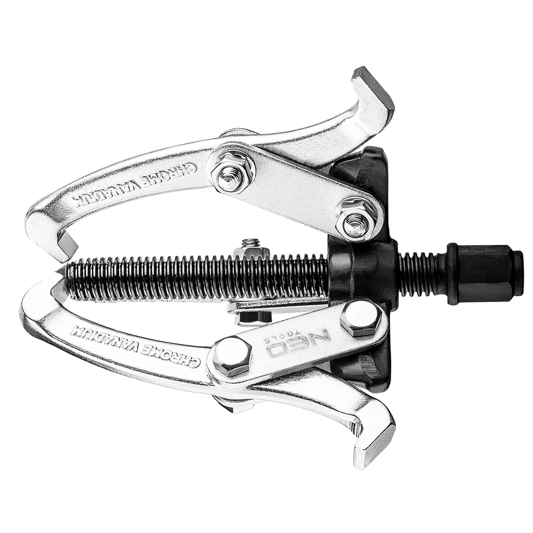 TOP-11-861--Ściągacz trójramienny 4", 60 -100 mm wersja wzmocniona, ramiona dwustronnie zakończone hakami, certyfikat TÜV M+T