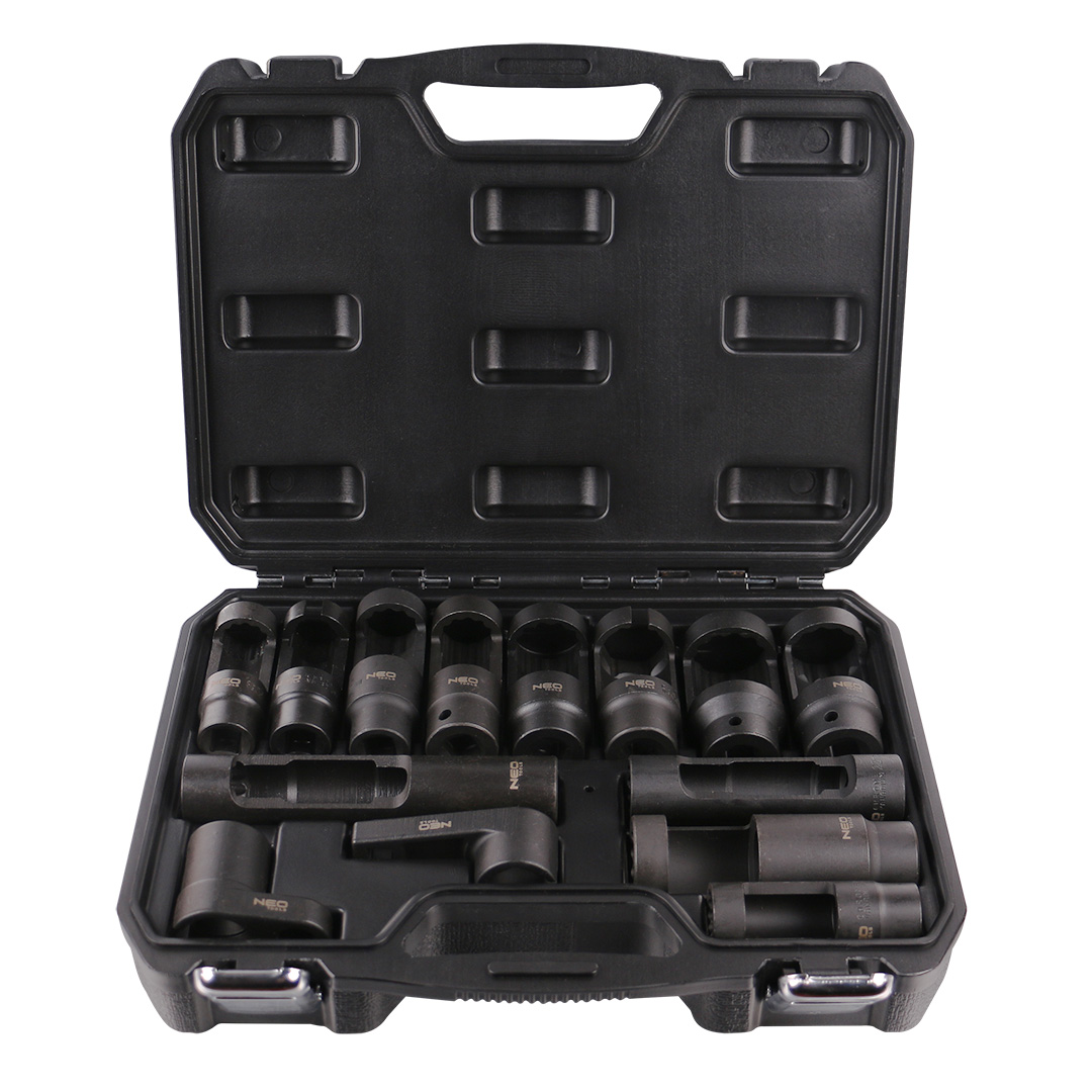 TOP-11-880--Nasadki dwunastokątne 1/2" do sondy lambda:- 78 mm x 17, 19, 27, 28, 30 mm- 80 mm x 27 mm- 85 mm x 21 mm- 90 mm x 22 mm- 110 mm x 27 mmNasadka sześciokątna 1/2" do sondy lambda:- 80 mm x 20 mmNasadki odgięte do sondy lambda:- 31 mm x 22 mm 