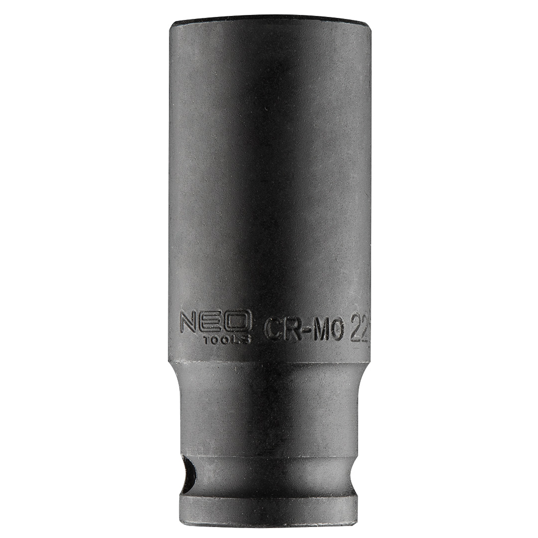 TOP-12-322--Nasadka udarowa długa 1/2, 22 mm, stal CrMo