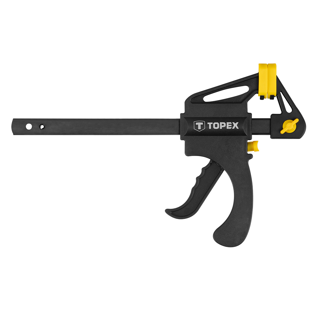 TOP-12A515--Ścisk automatyczny 150 x 60 mm, uchwyt pistoletowy, szybkie dosuwanie szczęk