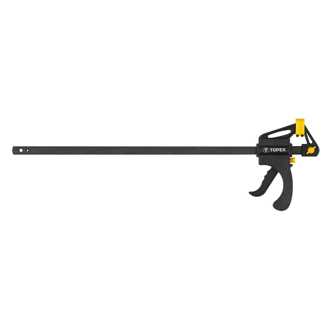 TOP-12A560--Ścisk automatyczny 600 x 60 mm, uchwyt pistoletowy, szybkie dosuwanie szczęk