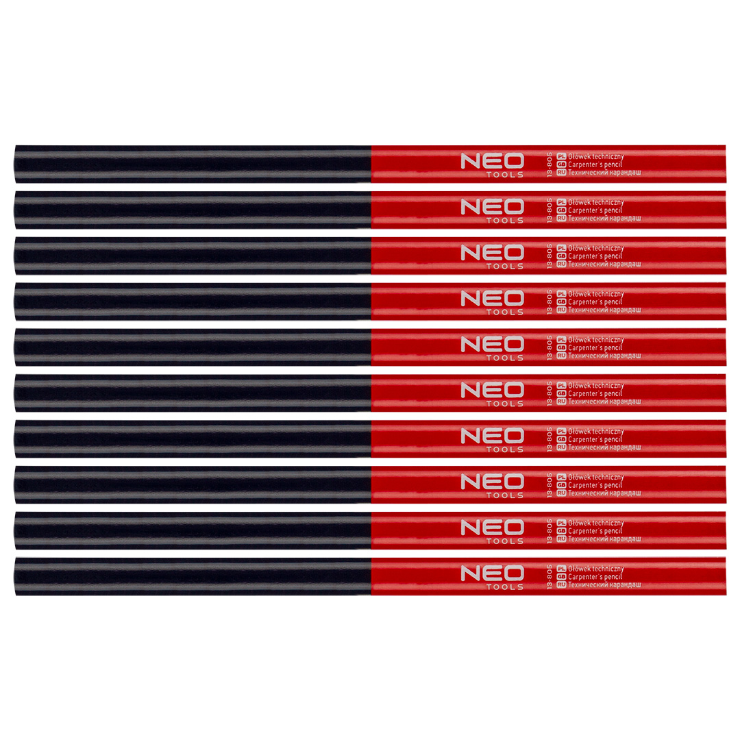 TOP-13-805--Ołówek techniczny czerwono-niebieski 12 sztuk