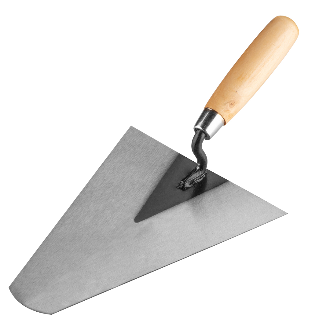 TOP-13A102--Kielnia murarska 200 x 160 mm, drewniany uchwyt